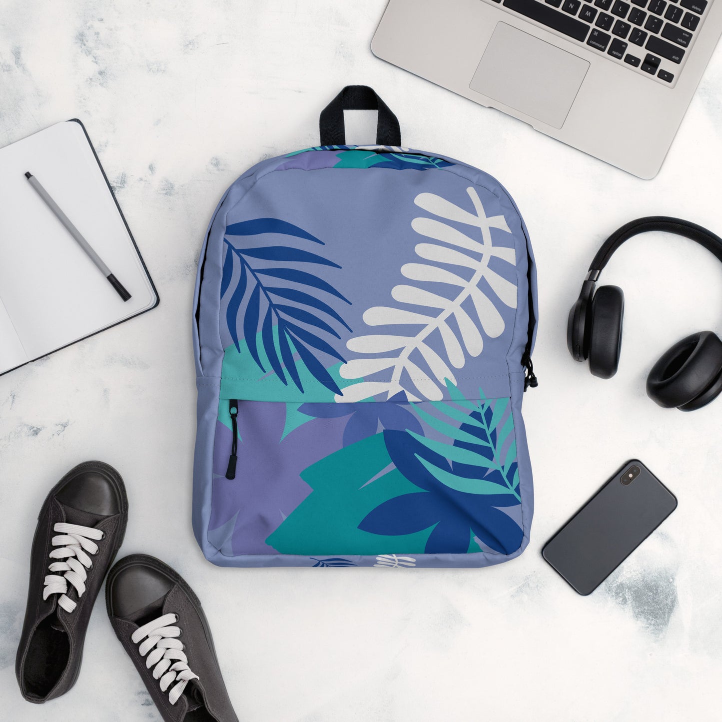 Leaf Printed Backpack