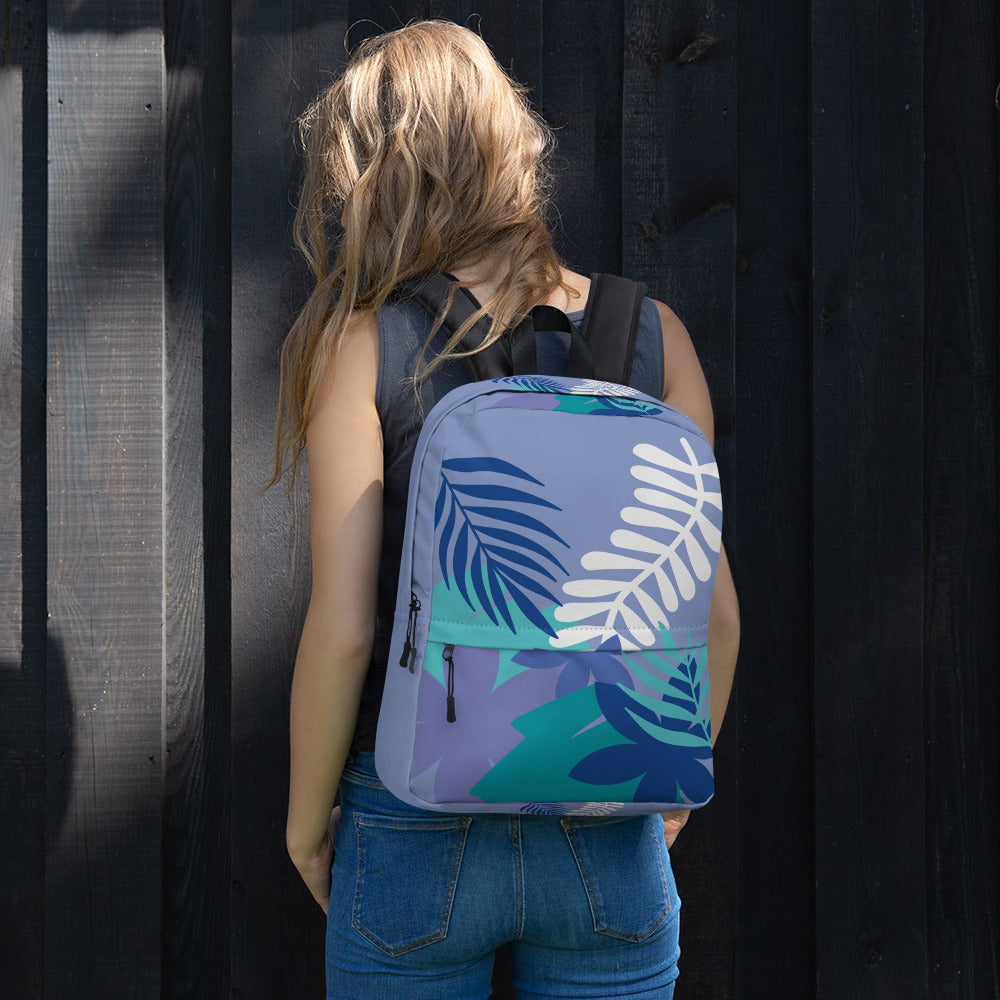 Leaf Printed Backpack