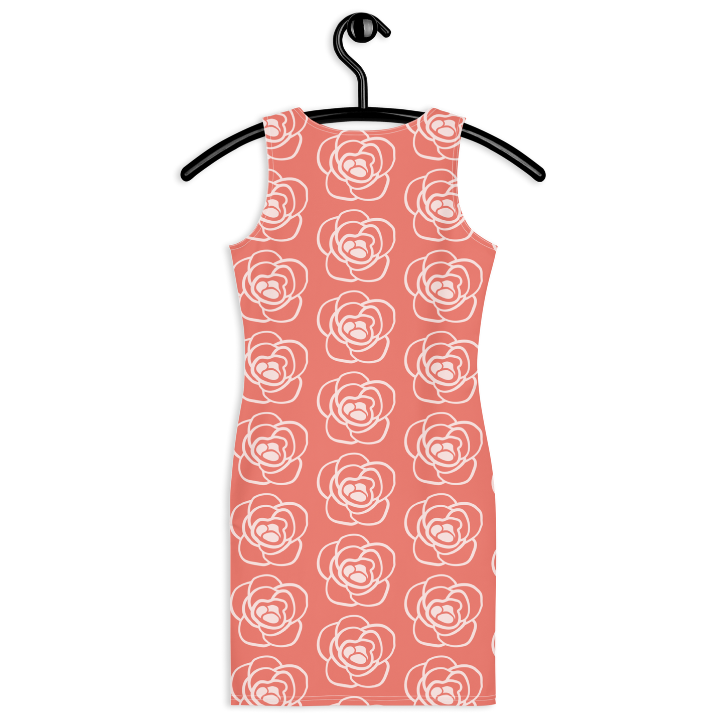 Rose All Over Printed Sublimation Cut & Sew Dress