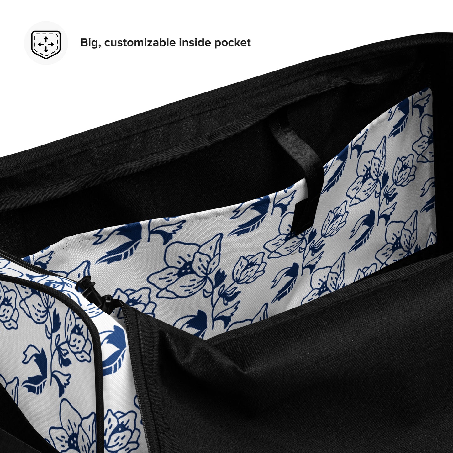 Flower Printed Duffle bag