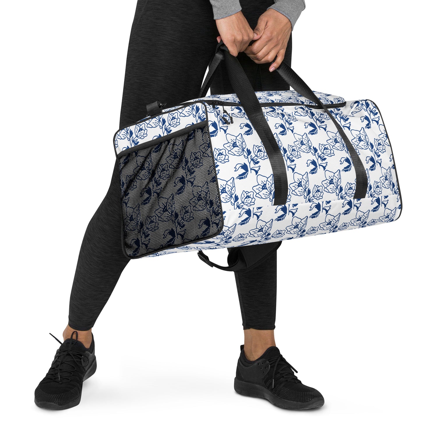 Flower Printed Duffle bag