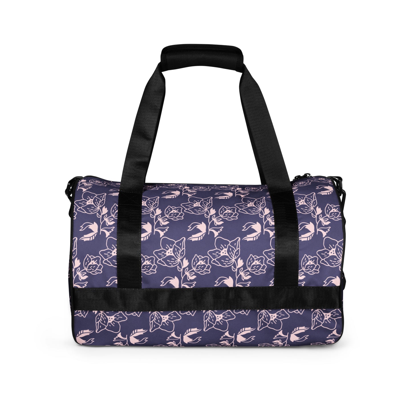 All-over flower print gym bag