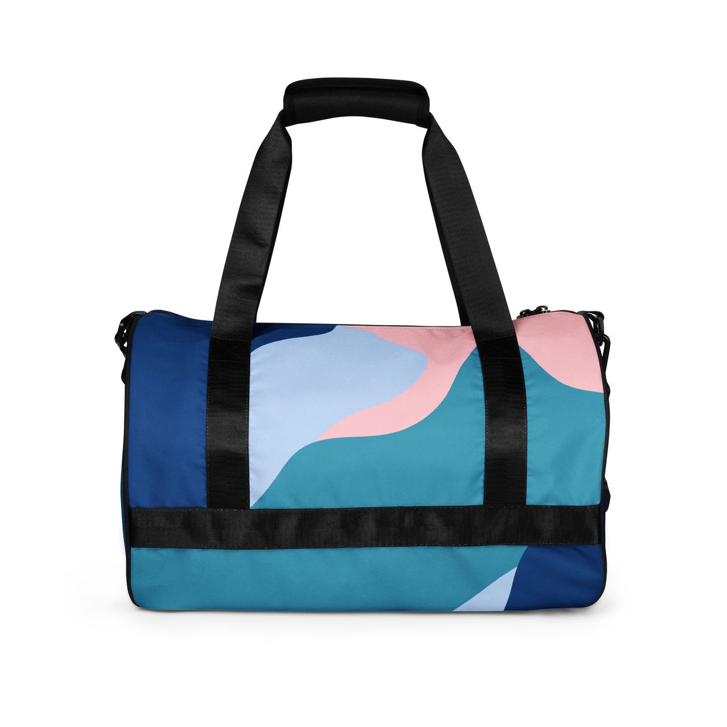 All-over abstract design print gym bag