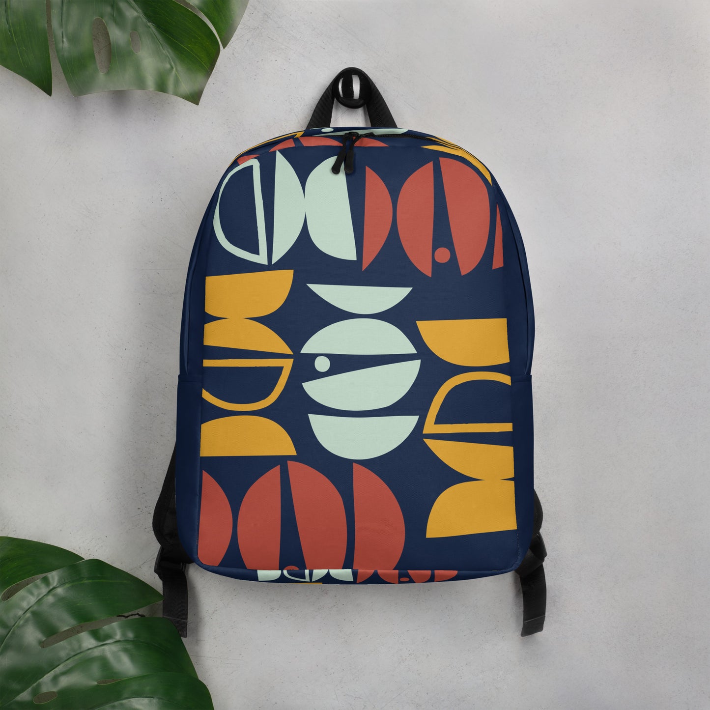 Abstract Printed Minimalist Backpack