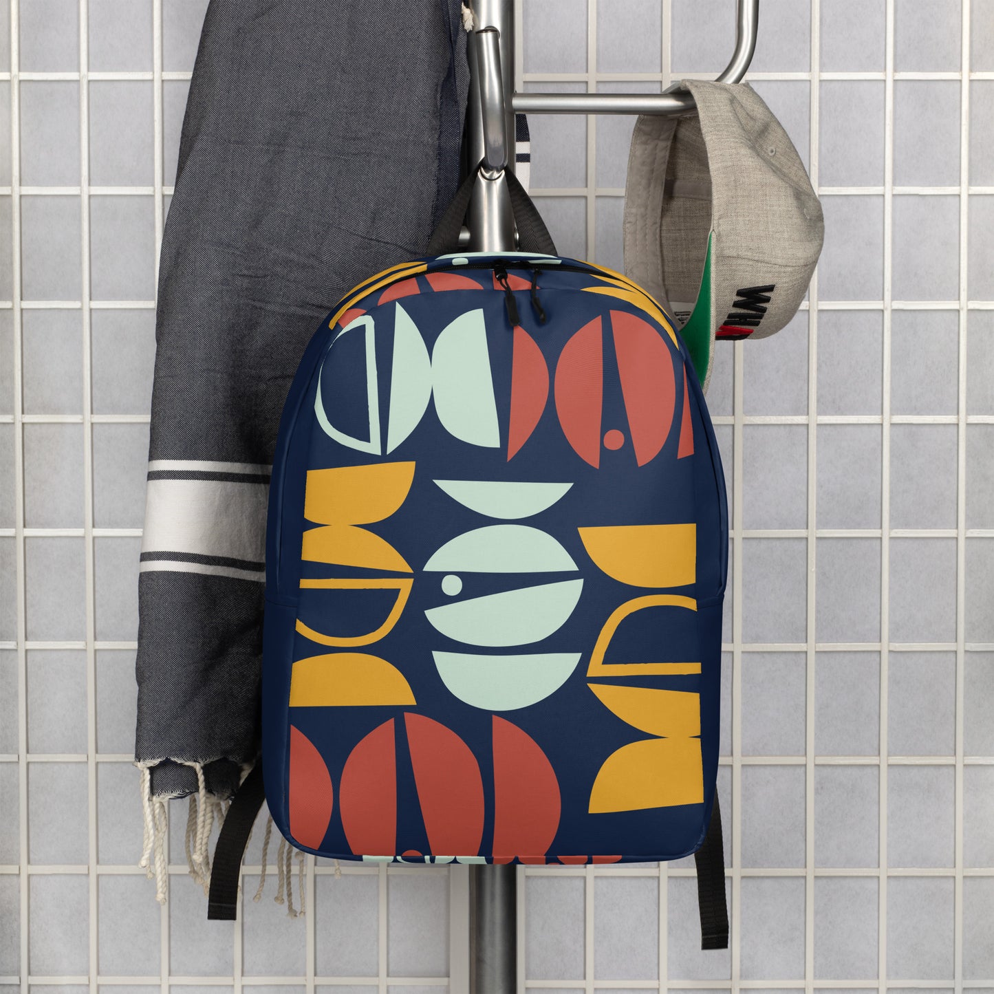 Abstract Printed Minimalist Backpack