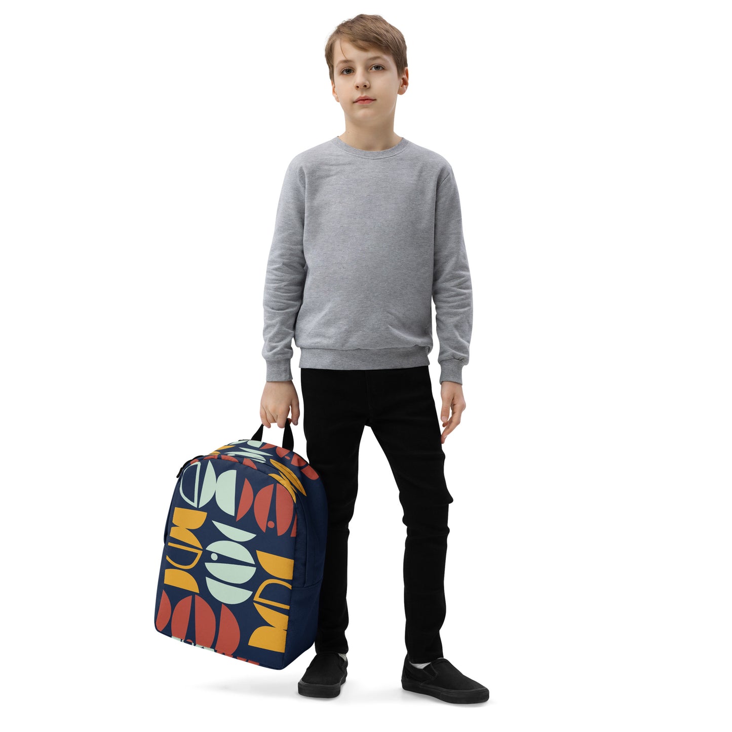 Abstract Printed Minimalist Backpack