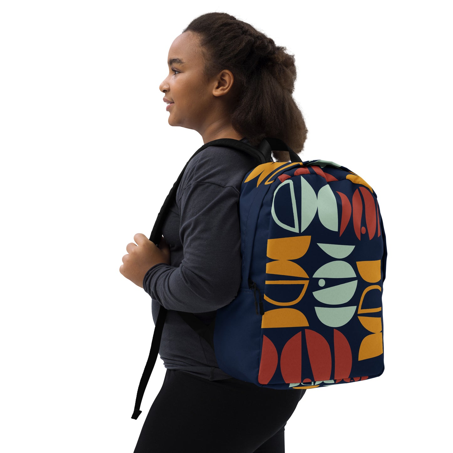 Abstract Printed Minimalist Backpack