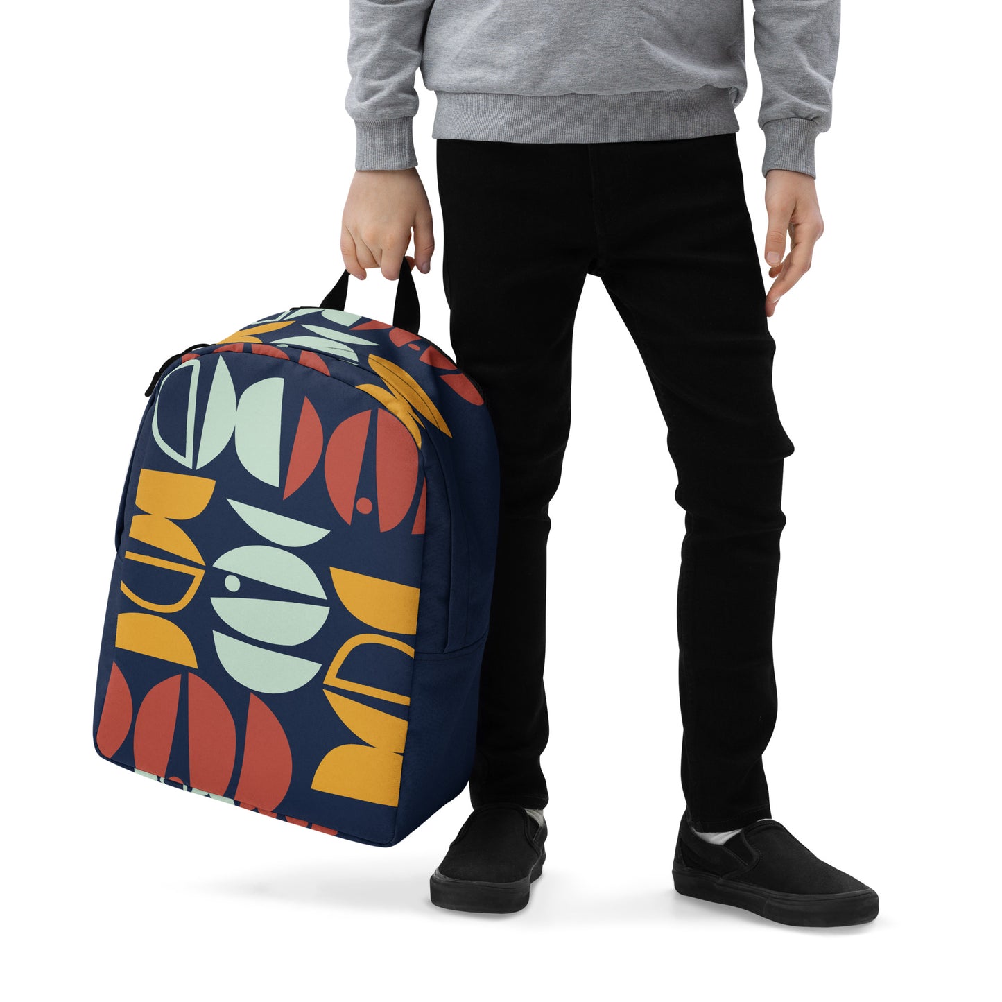 Abstract Printed Minimalist Backpack