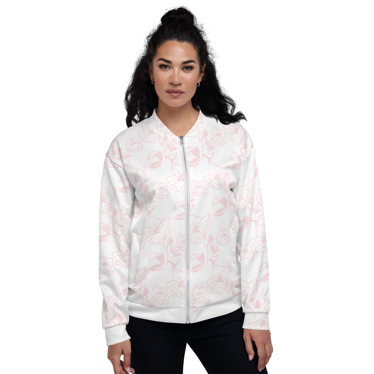 Flower Unisex Bomber Jacket