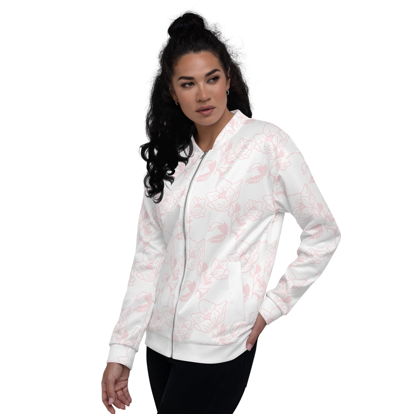 Flower Unisex Bomber Jacket