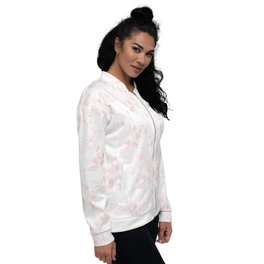 Flower Unisex Bomber Jacket