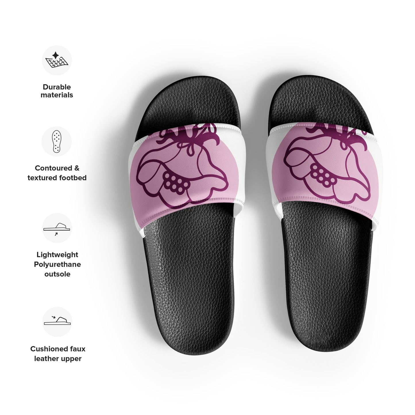 Flower Printed Women's slides